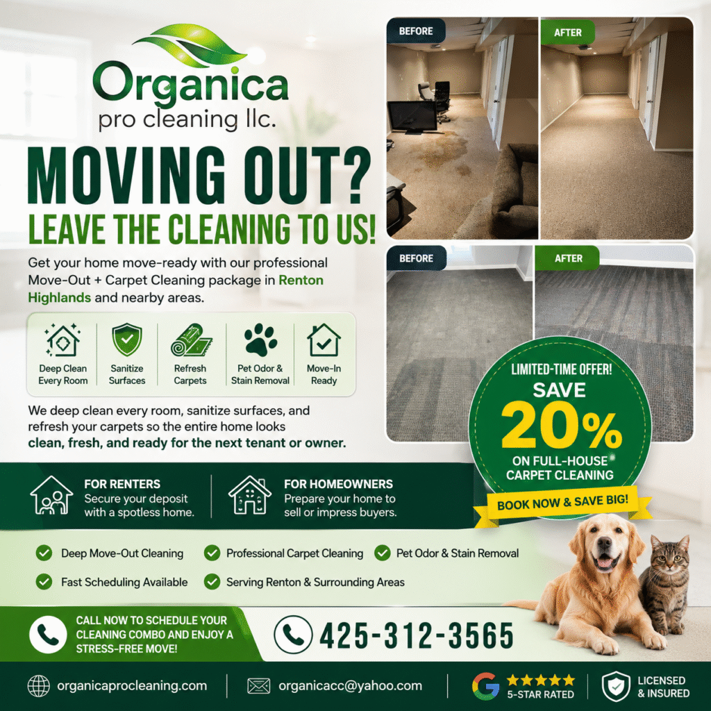 Save 20% on Full-House Carpet Cleaning